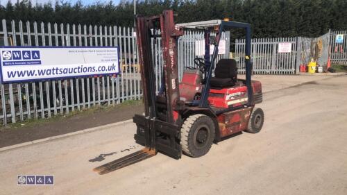 KOMATSU 2t diesel forklift truck with duplex mast & side-shift