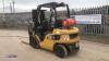 2010 CATERPILLAR GP25 gas forklift truck (s/n 53123) with triplex mast & fork positioner - 3