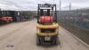 2010 CATERPILLAR GP25 gas forklift truck (s/n 53123) with triplex mast & fork positioner - 4