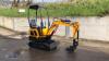 LM10 rubber tracked excavator with bucket, blade & piped (unused)