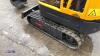 LM10 rubber tracked excavator with bucket, blade & piped (unused) - 13