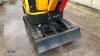 LM10 rubber tracked excavator with bucket, blade & piped (unused) - 8