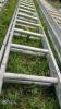 Double extension aluminium ladder