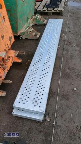 Pair of IFOR WILLIAMS 8ft ramps (unused)