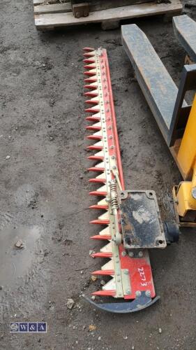 1.8m Hedge cutter to suit excavator (suit 1-3t) (unused)