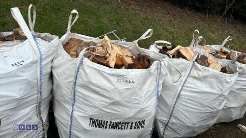 4 x bulk bags of logs