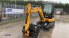2016 JCB 8025ZTS rubber tracked excavator c/w 3 x buckets & manual hitch (s/n 2227481) (Certificate of conformity & previous LOLER in office) (All hour and odometer readings are unverified and unwarranted) - 3