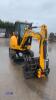 2016 JCB 8025ZTS rubber tracked excavator c/w 3 x buckets & manual hitch (s/n 2227481) (Certificate of conformity & previous LOLER in office) (All hour and odometer readings are unverified and unwarranted) - 5