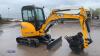 2016 JCB 8025ZTS rubber tracked excavator c/w 3 x buckets & manual hitch (s/n 2227481) (Certificate of conformity & previous LOLER in office) (All hour and odometer readings are unverified and unwarranted) - 6