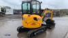 2016 JCB 8025ZTS rubber tracked excavator c/w 3 x buckets & manual hitch (s/n 2227481) (Certificate of conformity & previous LOLER in office) (All hour and odometer readings are unverified and unwarranted) - 7