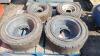 4 x skid steer wheels & tyres - 3