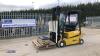 2015 YALE ERP16 1.6t battery counter balance forklift truck (A955B04397N) c/w duplex mast, side-shift & digital charger