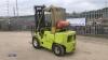 CLARK C500 3t gas forklift truck (s/n GEF3965) with duplex mast - 3