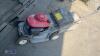 HONDA 425 petrol rotaty mower c/w collection box