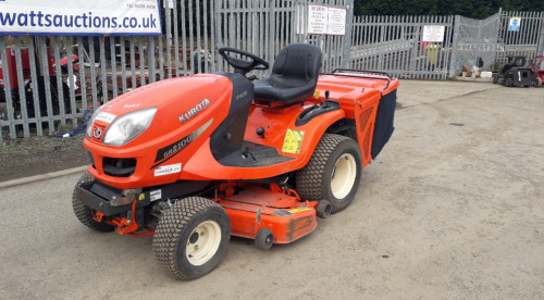 2006 KUBOTA GR2100-2 4wd diesel ride on mower c/w 48'' mower deck & collector (s/n 21286)