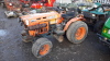 KUBOTA B7100 4wd tractor, 3 point linkage, pto, (s/n 78243)