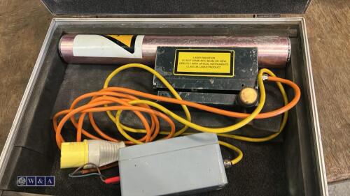 Pipe laser c/w case