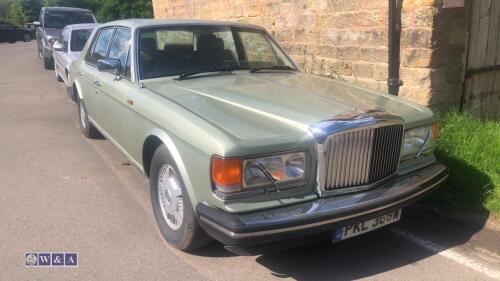 1981 BENTLEY MULSANNE 6.7L petrol (PKL 366W)(Green)(Based at the clients premises at Bradfield) (All hour and odometer readings are unverified and unwarranted)