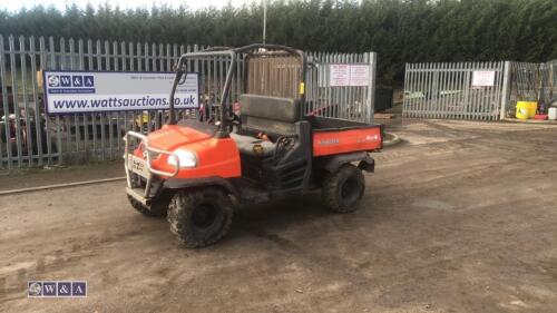 2010 KUBOTA RTV900 diesel 4wd utility vehicle (s/n 70304) (All hour and odometer readings are unverified and unwarranted)