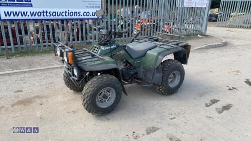 KAWASAKI KLF300 2wd petrol quad bike