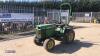 JOHN DEERE 755 4wd hydrostatic compact tractor c/w 3-point linkage & PTO (s/n D126432) (All hour and odometer readings are unverified and unwarranted)