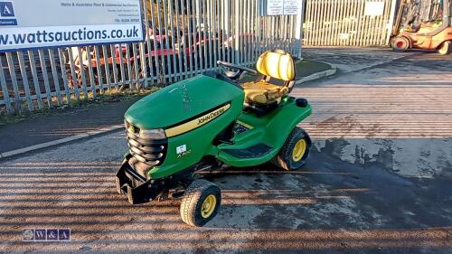 2009 JOHN DEERE X300 hydrostatic petrol lawn tractor