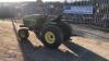 2004 JOHN DEERE 4115 HST 4wd hydrostatic compact tractor (s/n D421302) c/w 3-point linkage, PTO & 2 x spools (All hour and odometer readings are unverified and unwarranted) - 3