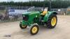 2011 JOHN DEERE 5055E 2wd tractor, spool valve, 3 point linkage, top link, power steering (FX61 EXS) (All hour and odometer readings are unverified and unwarranted)