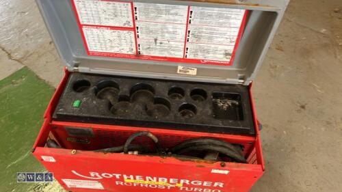 ROTHENBERGER 110v rofrost turbo pipe freezer