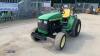 JOHN DEERE 4300 4wd hydrostatic compact tractor, 3 point linkage, spool valve, S/n:E339958 (All hour and odometer readings are unverified and unwarranted) - 2