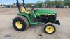 JOHN DEERE 4300 4wd hydrostatic compact tractor, 3 point linkage, spool valve, S/n:E339958 (All hour and odometer readings are unverified and unwarranted) - 5