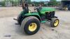 JOHN DEERE 4300 4wd hydrostatic compact tractor, 3 point linkage, spool valve, S/n:E339958 (All hour and odometer readings are unverified and unwarranted) - 6