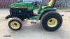 JOHN DEERE 4300 4wd hydrostatic compact tractor, 3 point linkage, spool valve, S/n:E339958 (All hour and odometer readings are unverified and unwarranted) - 11