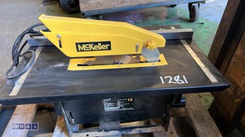 MCKELLER 240v bench circular saw