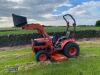 KUBOTA B2410 4wd tractor c/w power loader, mid mounted mower deck & 3 point linkage (PF04 ULW)(V5 in office) (All hour and odometer readings are unverified and unwarranted) - 5