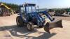 2002 ISEKI TK538 4wd tractor, 2 spool valves, 3 point linkage c/w LEWIS 35Q power loader (AP02 KXK)(V5 in office) (All hour and odometer readings are unverified and unwarranted) - 24