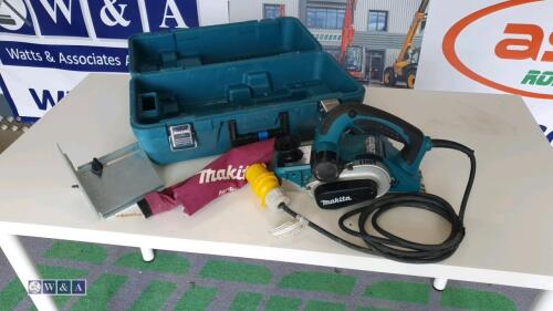 MAKITA KP0810 110v power planer c/w case