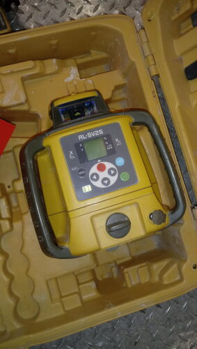 TOPCON RL-SV25 laser level c/w case