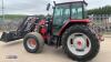 2003 MCCORMICK CX85 4wd tractor c/w 2019 SIGMA 4 chrome F30 loader, euro bucket,3rd service, spare front wheels & tyres, 2 x spools, PUH, assister ram, manual shuttle gears (PO53 VGJ) (V5 in office) (No Vat) (All hour and odometer readings are unverified - 12