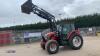 2003 MCCORMICK CX85 4wd tractor c/w 2019 SIGMA 4 chrome F30 loader, euro bucket,3rd service, spare front wheels & tyres, 2 x spools, PUH, assister ram, manual shuttle gears (PO53 VGJ) (V5 in office) (No Vat) (All hour and odometer readings are unverified - 37