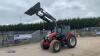 2003 MCCORMICK CX85 4wd tractor c/w 2019 SIGMA 4 chrome F30 loader, euro bucket,3rd service, spare front wheels & tyres, 2 x spools, PUH, assister ram, manual shuttle gears (PO53 VGJ) (V5 in office) (No Vat) (All hour and odometer readings are unverified - 38