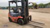 2004 TOYOTA 1.8 diesel forklift truck (E13930) with triple mast container spec sideshift - 6