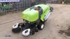 APPLIED GREEN MACHINE 414 kubota diesel pedestrian sweeper c/w with suction hose