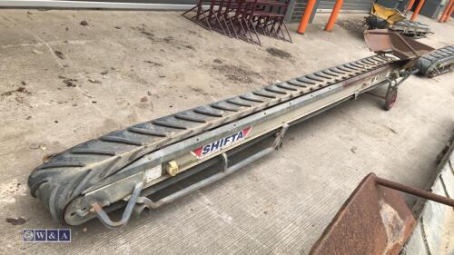 2008 SHIFTA 4.5m 110v conveyor with hopper (Fleet: 10460)