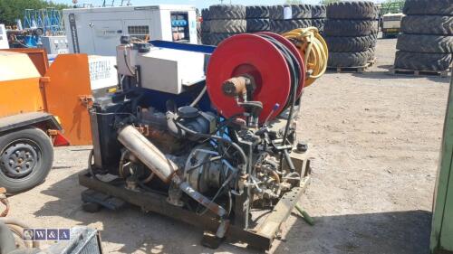 YANMAR van pack diesel driven jetter c/w hose reel