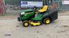 2014 JOHN DEERE X155R hydrostatic petrol ride on mower c/w collector (s/n 059119)