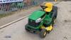 2014 JOHN DEERE X155R hydrostatic petrol ride on mower c/w collector (s/n 059119) - 3