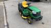 2014 JOHN DEERE X155R hydrostatic petrol ride on mower c/w collector (s/n 059119) - 5