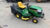 2014 JOHN DEERE X155R hydrostatic petrol ride on mower c/w collector (s/n 059119) - 6