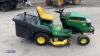 2014 JOHN DEERE X155R hydrostatic petrol ride on mower c/w collector (s/n 059119) - 7